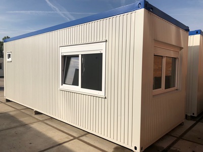 Kantoorunit 8x3 meter Toilet Keuken